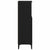 Bathroom Cabinet Black oak 30 x 30 x 100 cm Engineered Wood