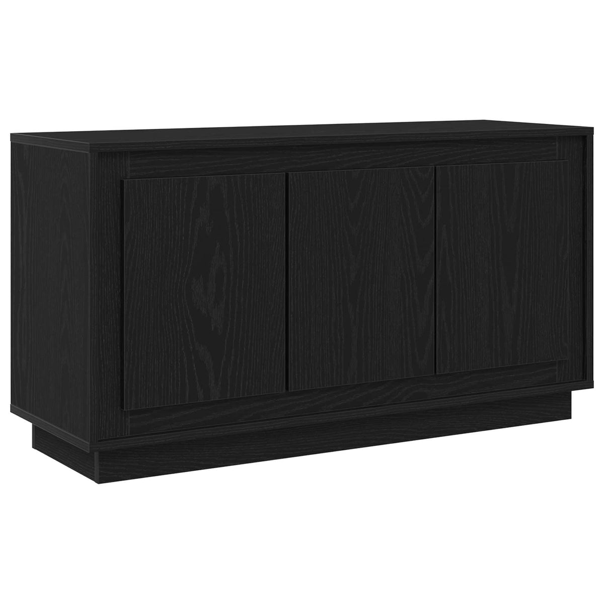 Sideboard Black Oak 102 x 35 x 55 cm Engineered Wood