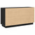 Sideboard Black oak 102 x 35 x 55 cm Engineered wood