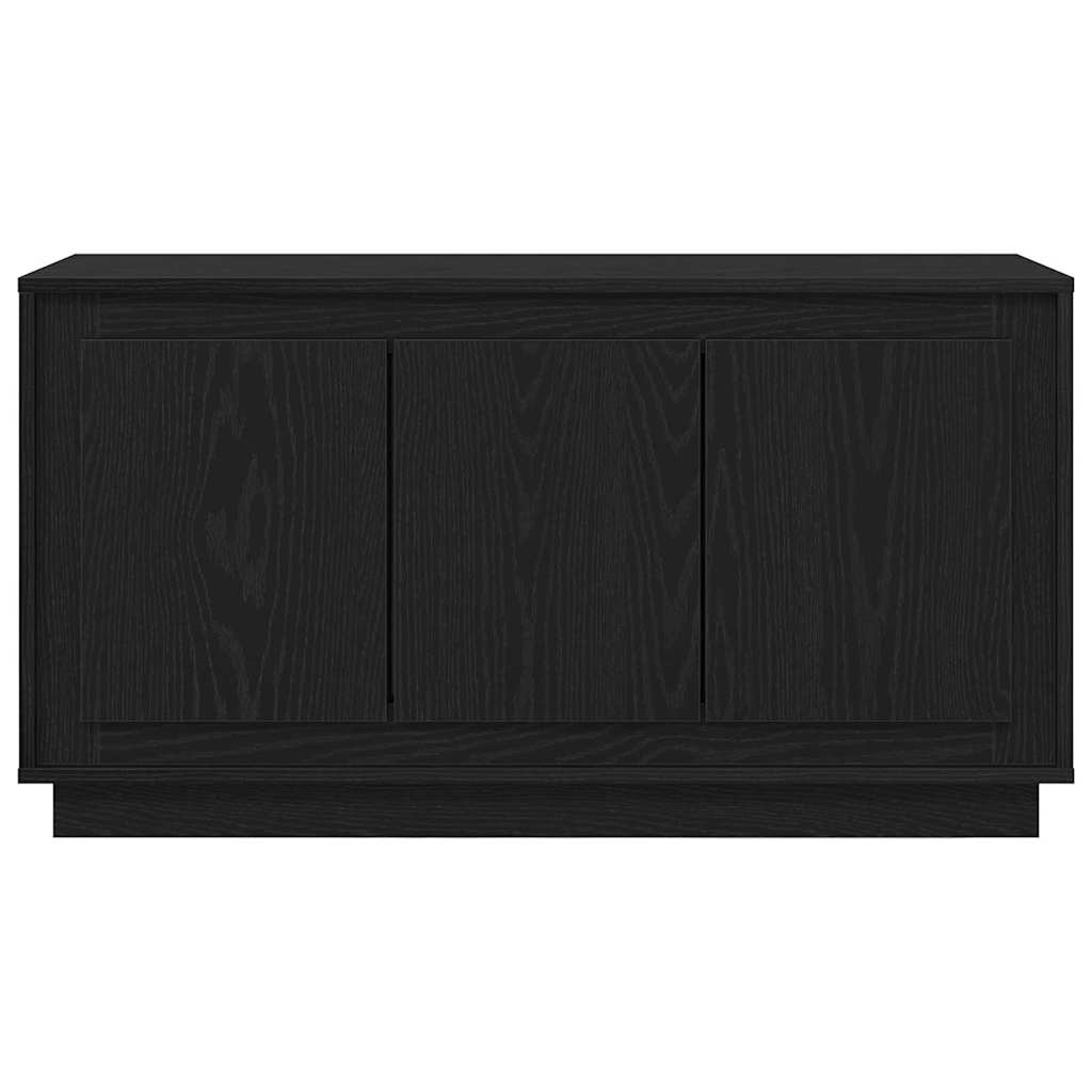 Sideboard Black Oak 102 x 35 x 55 cm Engineered Wood