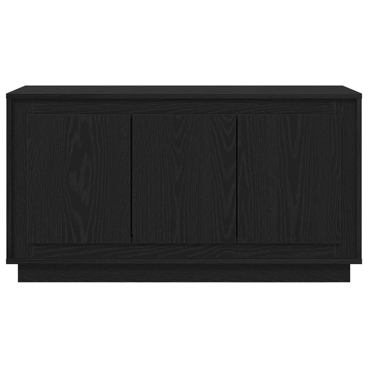 Sideboard Black Oak 102 x 35 x 55 cm Engineered Wood