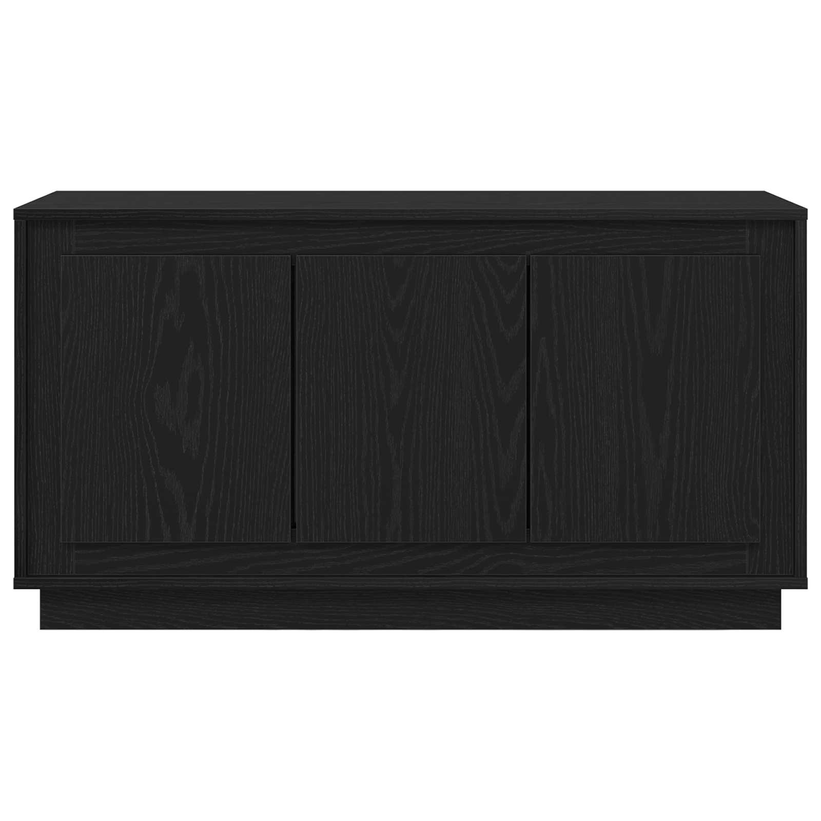 Sideboard Black Oak 102 x 35 x 55 cm Engineered Wood