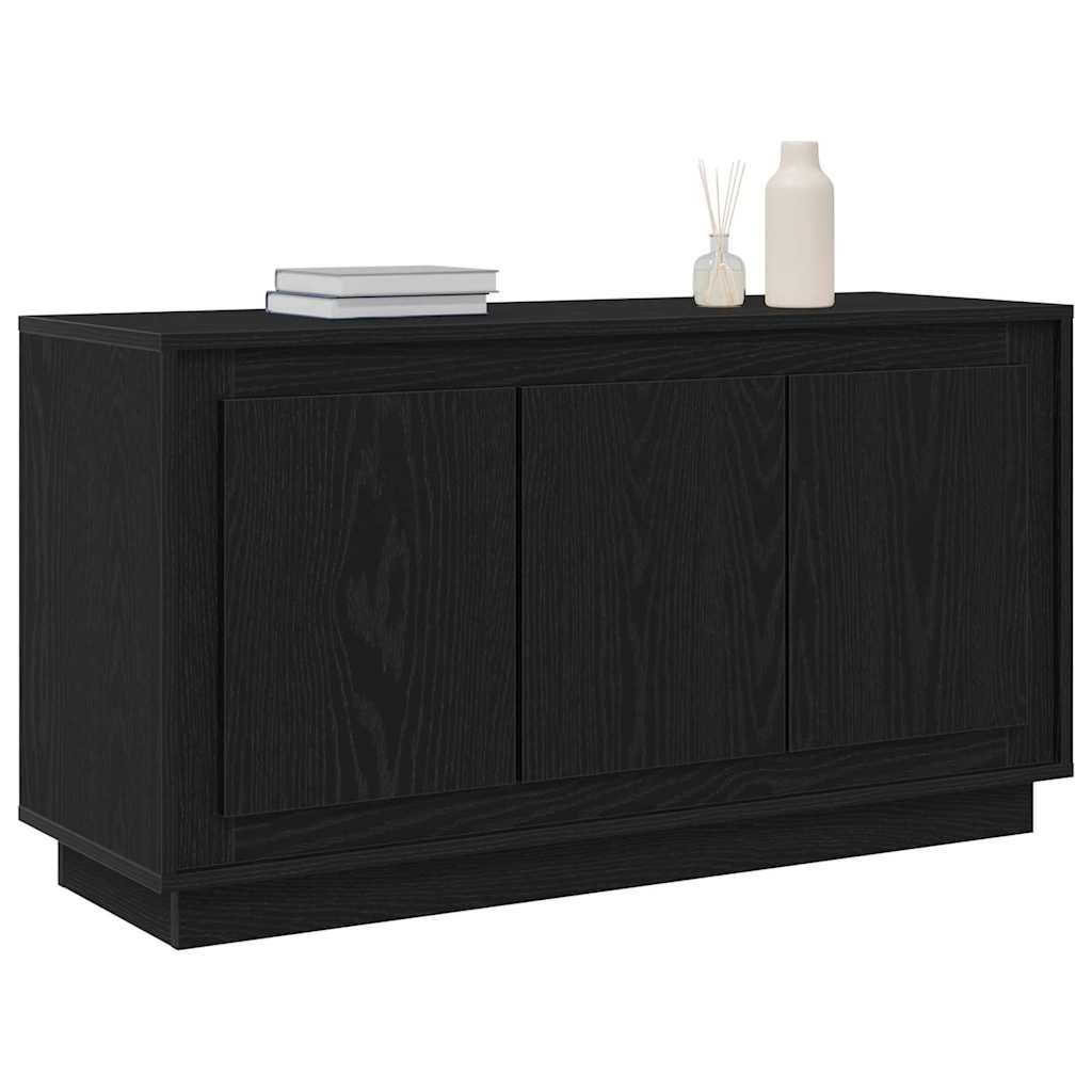 Sideboard Black Oak 102 x 35 x 55 cm Engineered Wood