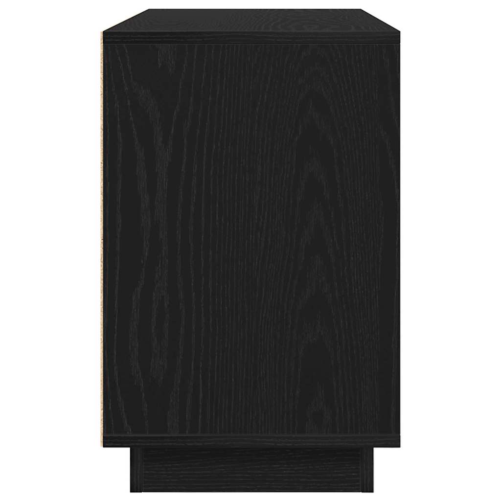 Sideboard Black oak 102 x 35 x 55 cm Engineered wood