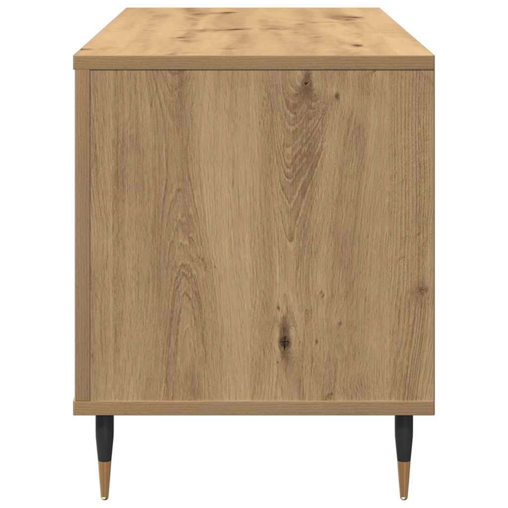 Record Cabinet Artisan oak 100 x 38 x 48 cm Engineered Wood