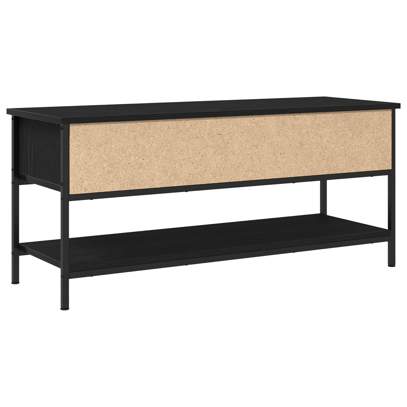 TV Cabinet Set 100 x 35 x 45 cm Black Oak Engineered Wood