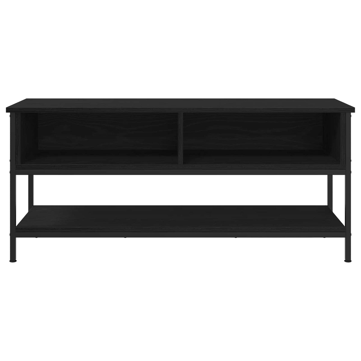 TV Cabinet Set 100 x 35 x 45 cm Black Oak Engineered Wood