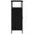 Sideboard Black oak 70 x 30 x 80 cm Engineered wood