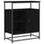 Sideboard Black oak 69 x 35 x 80 cm Engineered wood