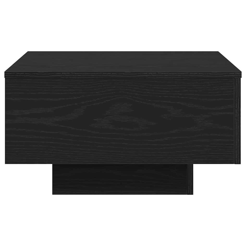 Coffee Table Black oak 55 x 55 x 31 cm Engineered wood