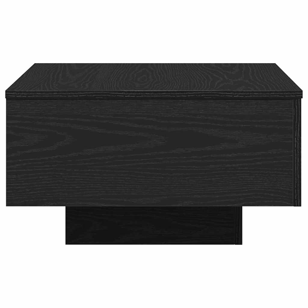 Coffee Table Black oak 55 x 55 x 31 cm Engineered wood