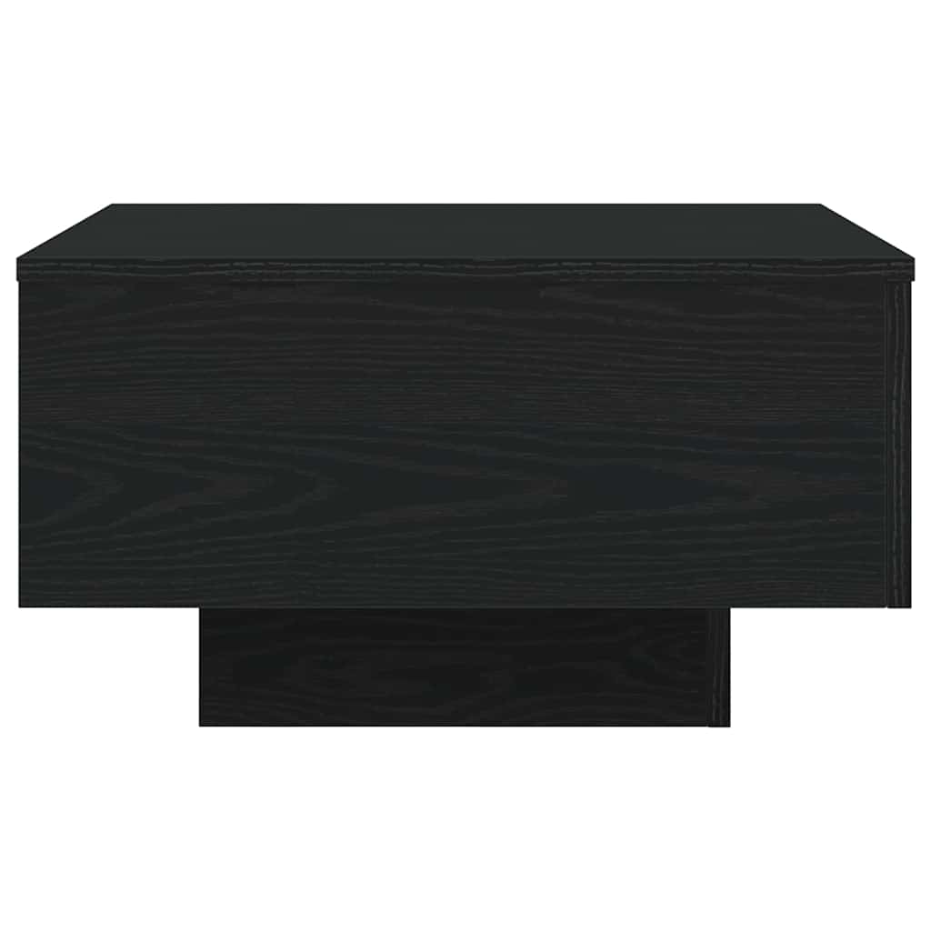 Coffee Table Black oak 55 x 55 x 31 cm Engineered wood