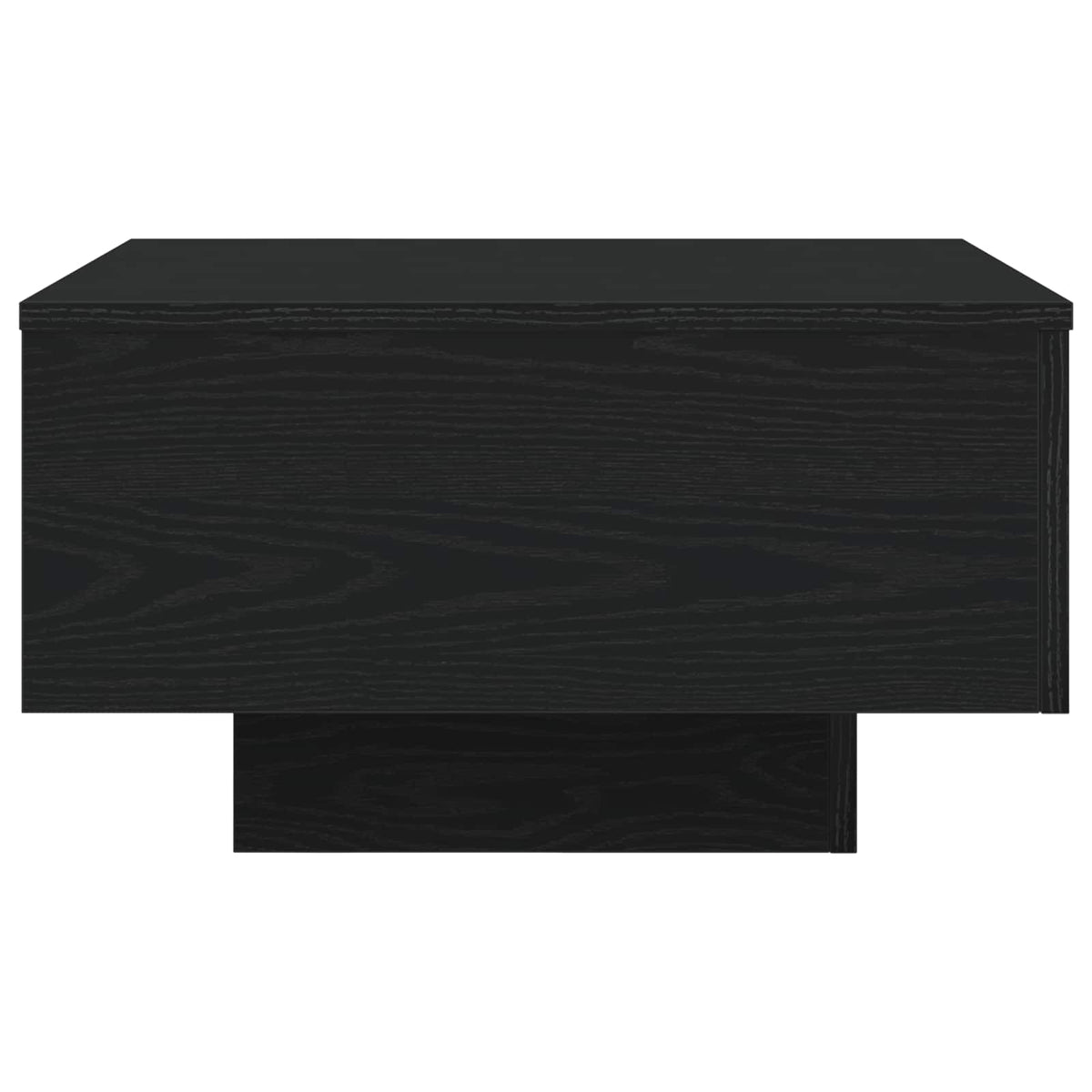 Coffee Table Black Oak 55 x 55 x 31 cm Engineered Wood
