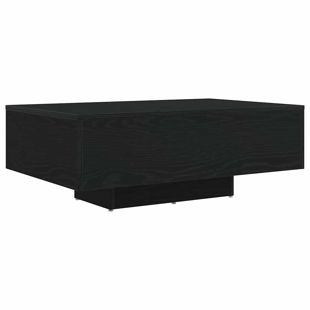 Coffee Table Black oak 85 x 55 x 31 cm Engineered wood