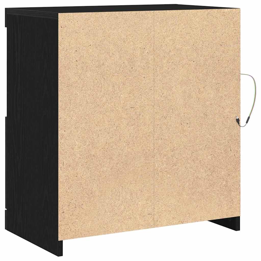 Sideboard Black 60 x 37 x 67 cm Engineered wood