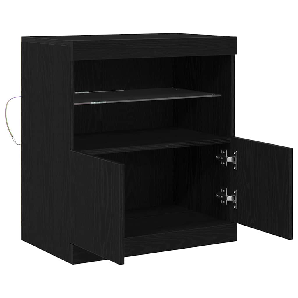 Sideboard Black 60 x 37 x 67 cm Engineered wood