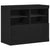 Sideboard Black 81 x 37 x 67 cm Engineered wood