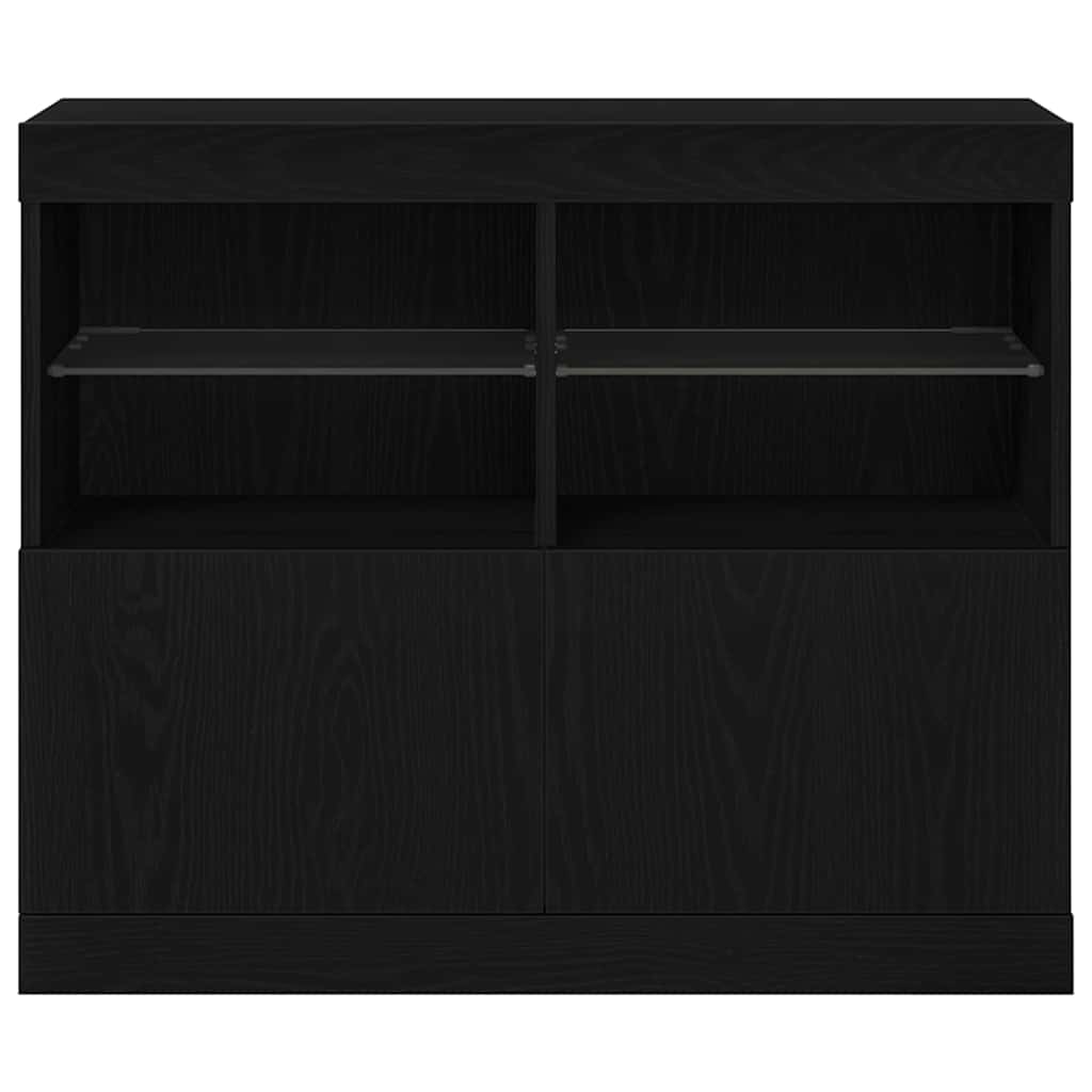Sideboard Black 81 x 37 x 67 cm Engineered wood