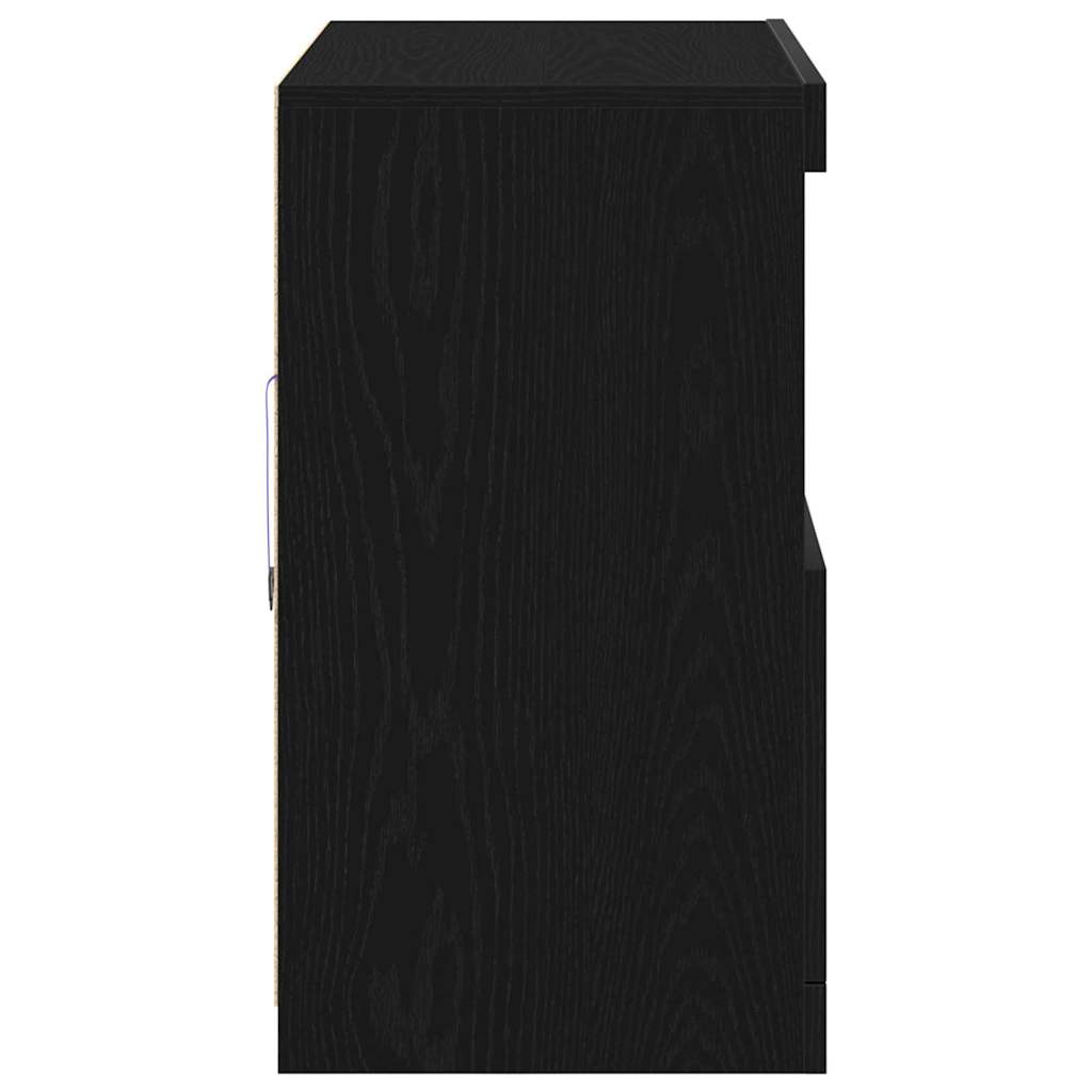 Sideboard Black 81 x 37 x 67 cm Engineered wood