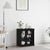 Sideboard Black Oak 60.5 x 37 x 67 cm Engineered Wood