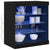 Sideboard Black Oak 60.5 x 37 x 67 cm Engineered Wood