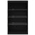 Sideboard Black Oak 60.5 x 37 x 100 cm Engineered Wood