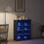 Sideboard Black oak 41 x 37 x 100 cm Engineered Wood