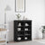 Sideboard Black oak 41 x 37 x 100 cm Engineered Wood