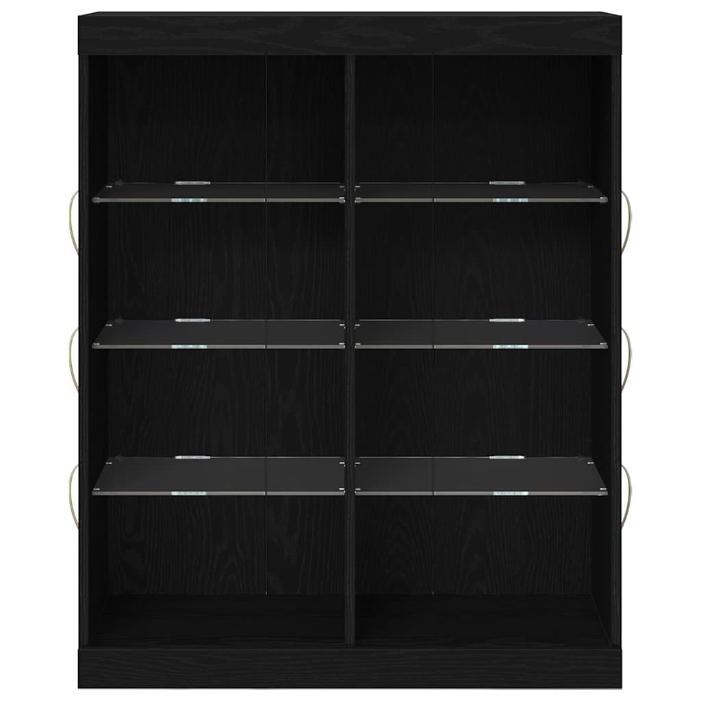 Sideboard Black oak 41 x 37 x 100 cm Engineered Wood