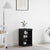 Sideboard Black Oak 41 x 37 x 67 cm Engineered Wood