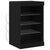 Sideboard Black Oak 41 x 37 x 67 cm Engineered Wood