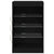 Sideboard Black Oak 41 x 37 x 67 cm Engineered Wood