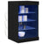 Sideboard Black Oak 41 x 37 x 67 cm Engineered Wood