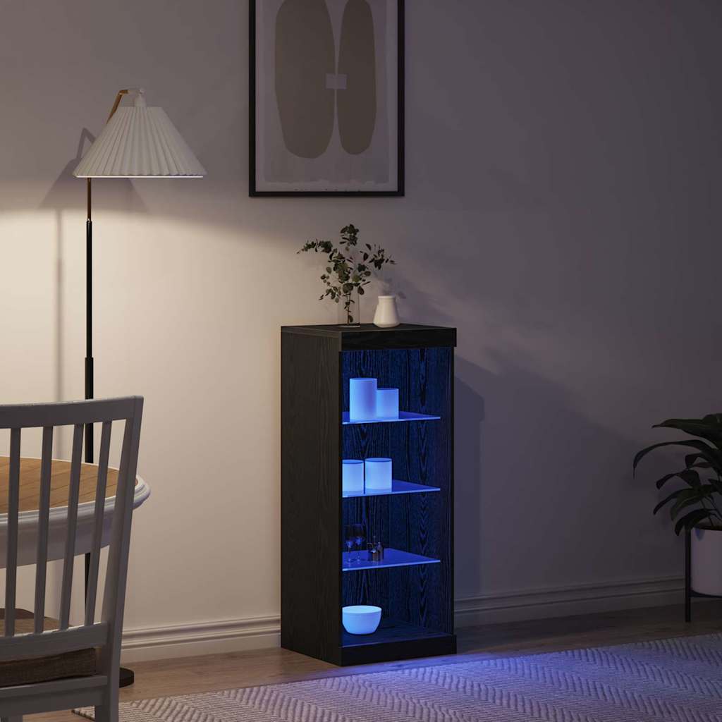 Sideboard Black oak 41 x 37 x 100 cm Engineered Wood
