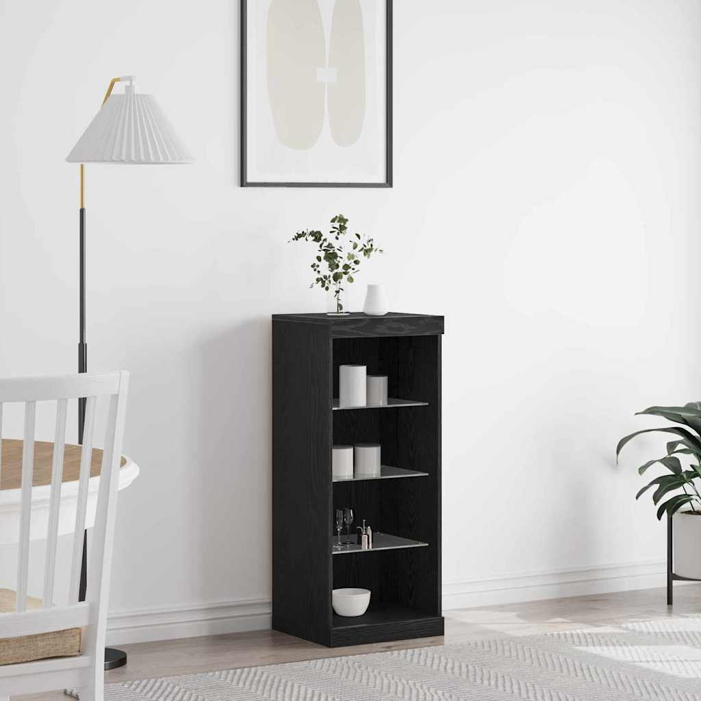 Sideboard Black oak 41 x 37 x 100 cm Engineered Wood