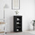 Sideboard Black oak 41 x 37 x 100 cm Engineered Wood