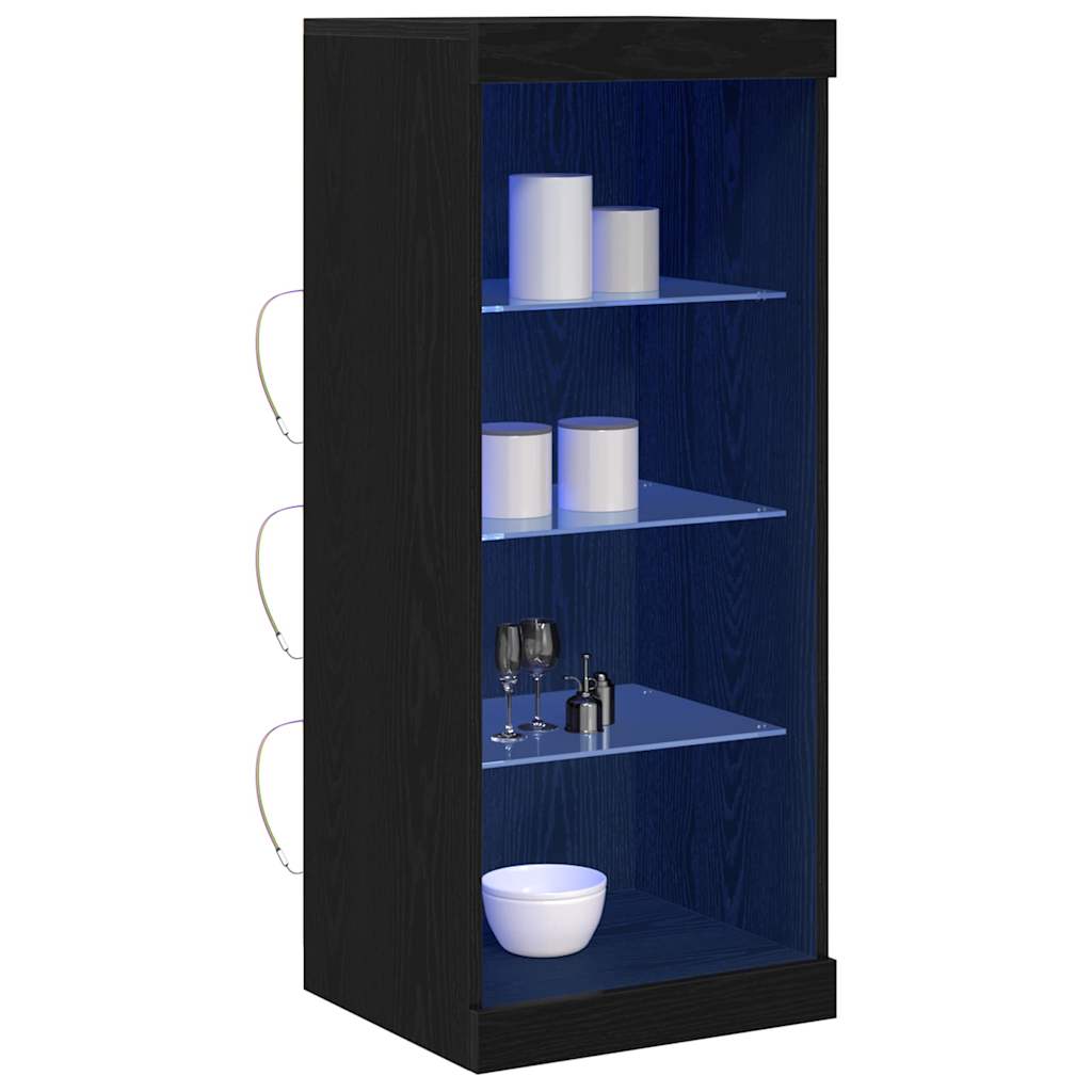 Sideboard Black oak 41 x 37 x 100 cm Engineered Wood