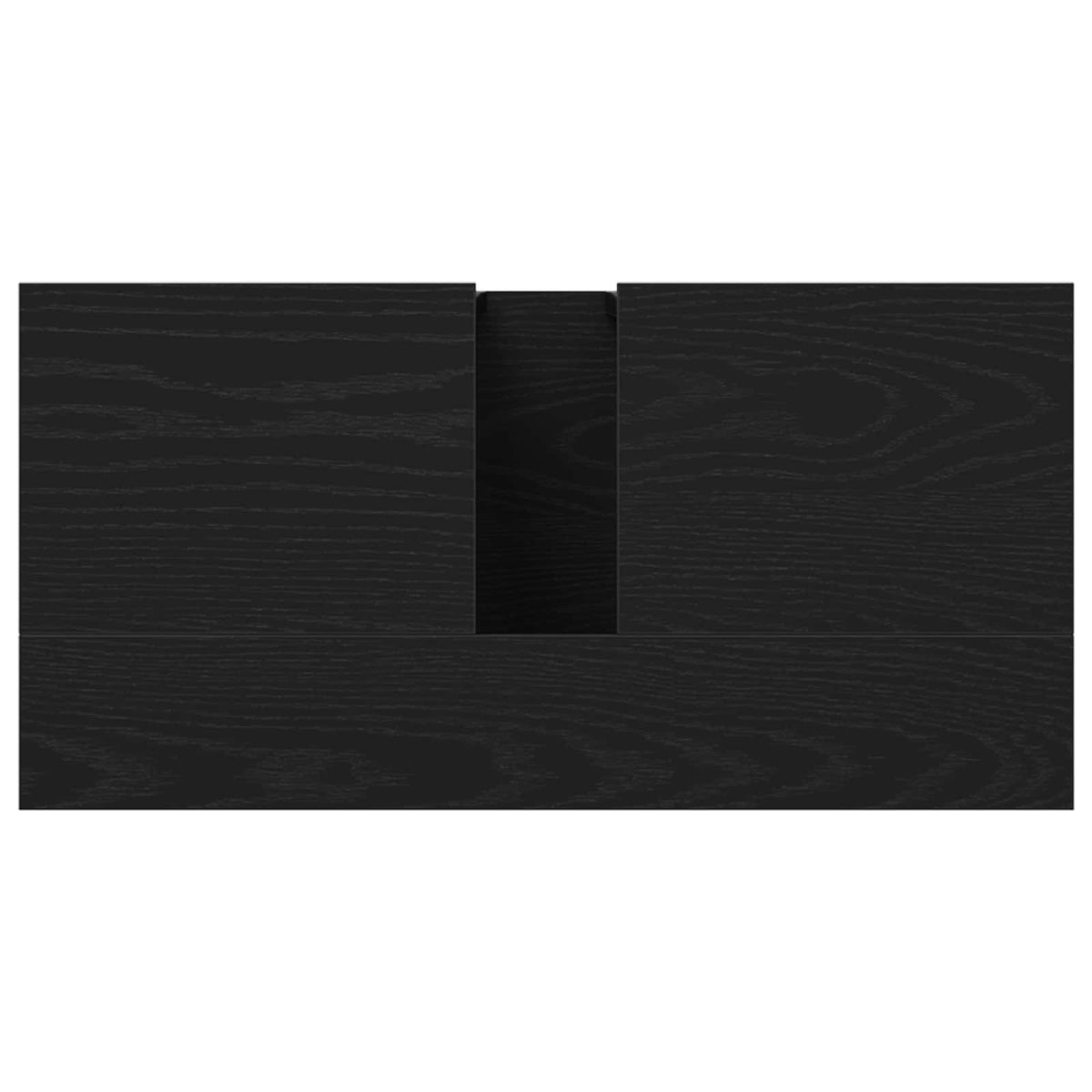 Bathroom Sink Cabinet Black Oak 60 x 30 x 60 cm Engineered Wood