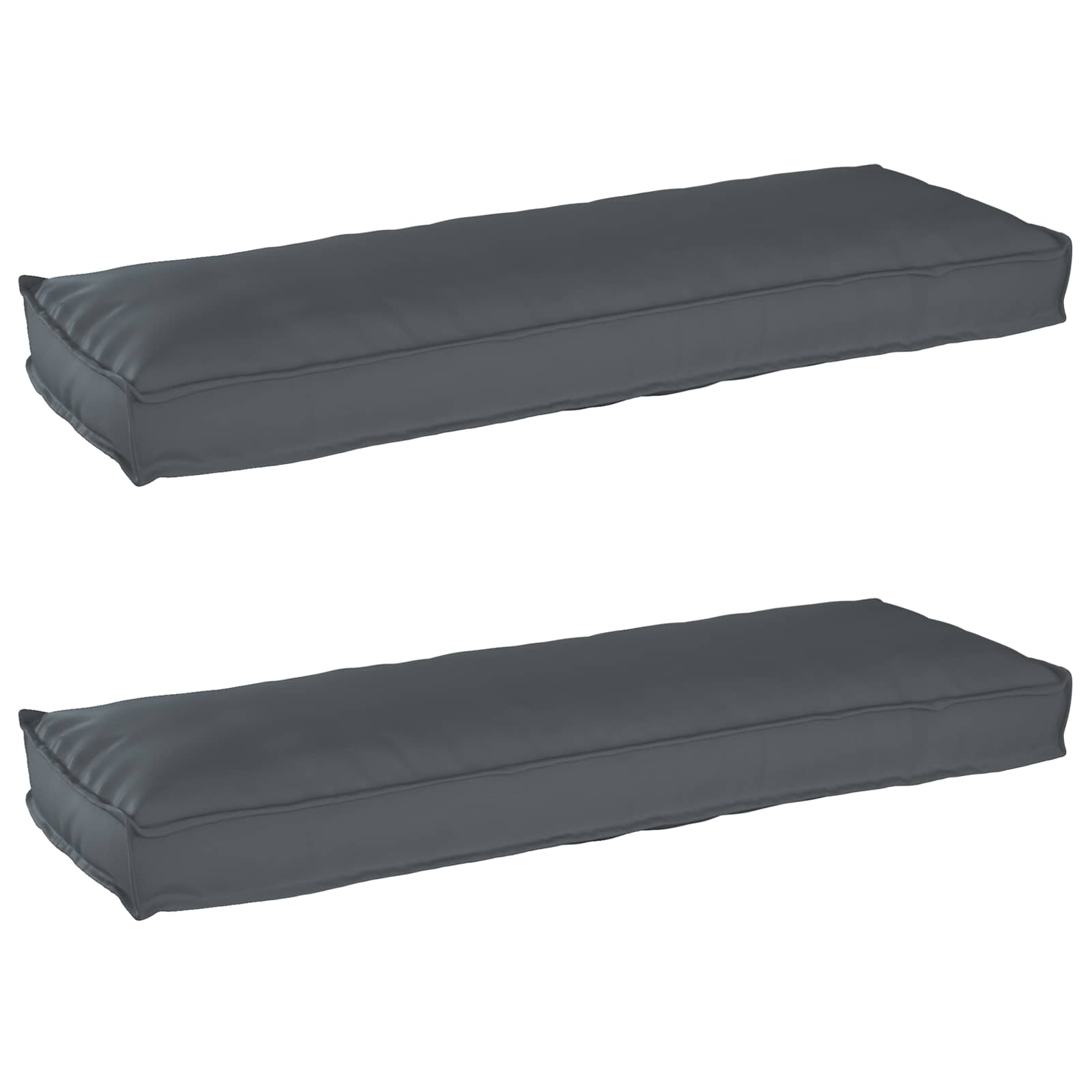 Pallet Cushion Set 2 pcs Oxford Fabric Anthracite