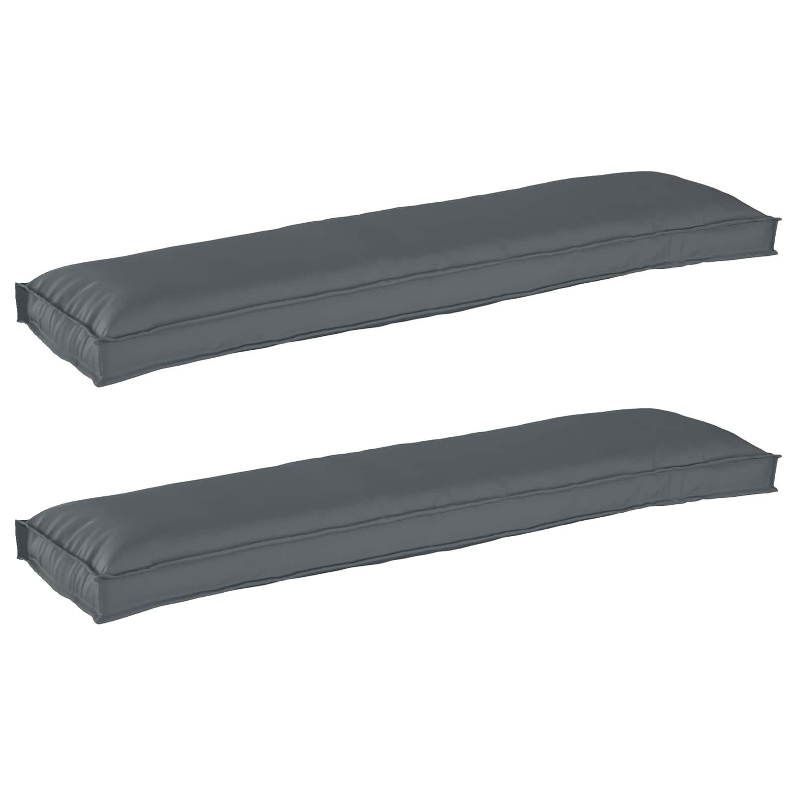 Pallet Cushion Set 2 pcs Oxford Fabric Anthracite