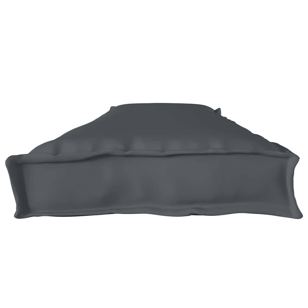 Pallet Cushion Set 2 pcs Anthracite 180 x 40 x 8 cm