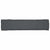 Pallet Cushion Set 2 pcs Anthracite 180 x 40 x 8 cm