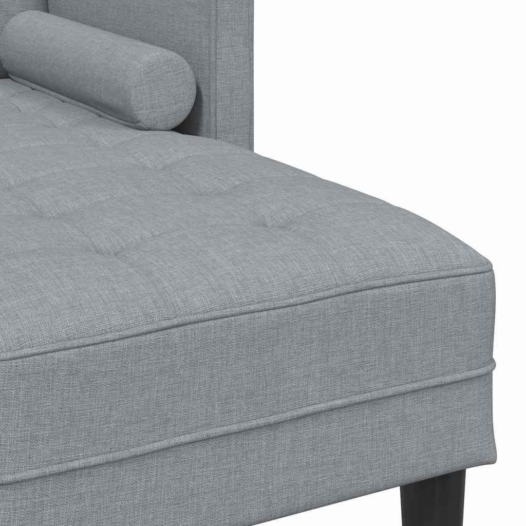 Sofa Set Light grey 173 x 131 x 67 cm Fabric