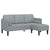 Sofa Set Light grey 173 x 131 x 67 cm Fabric