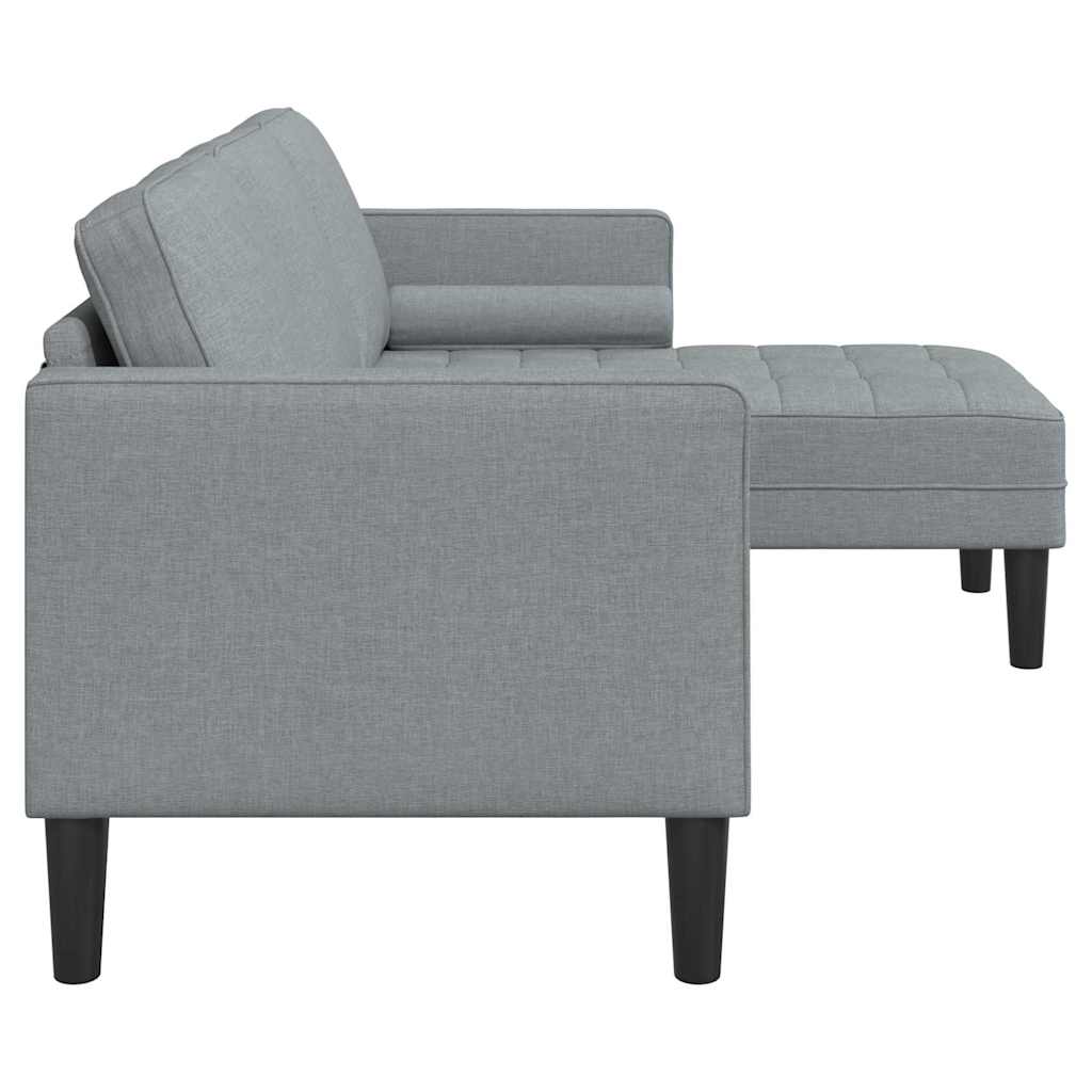 Sofa Set Light grey 173 x 131 x 67 cm Fabric