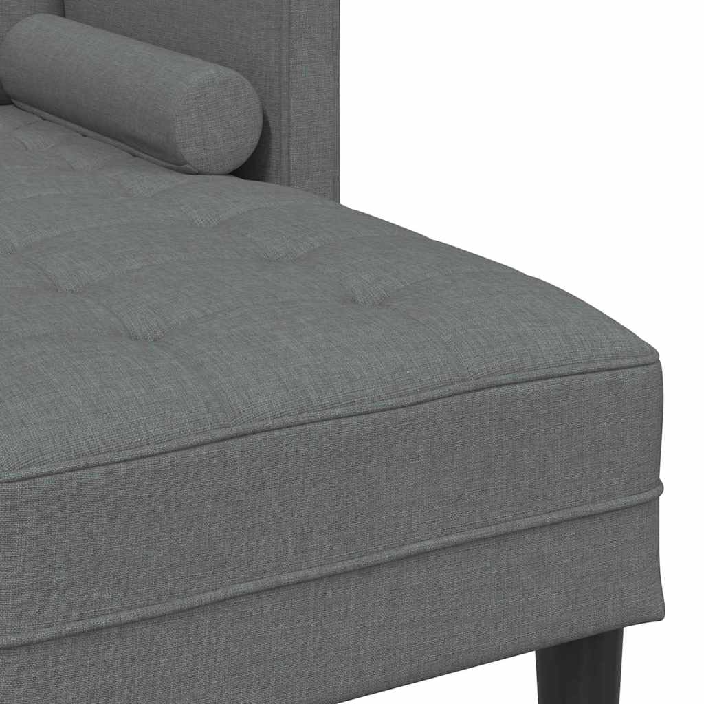 Sofa Set Dark Grey 173 x 131 x 67 cm Fabric