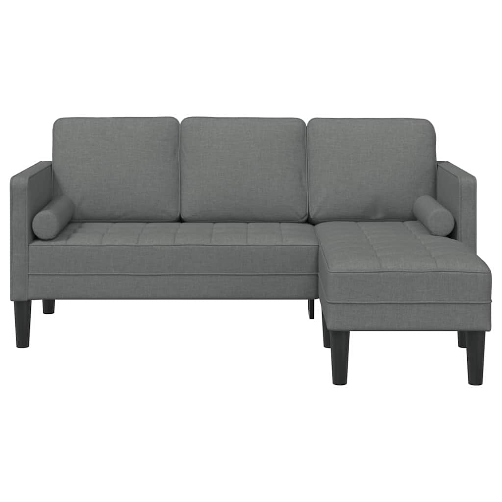 Sofa Set Dark Grey 173 x 131 x 67 cm Fabric