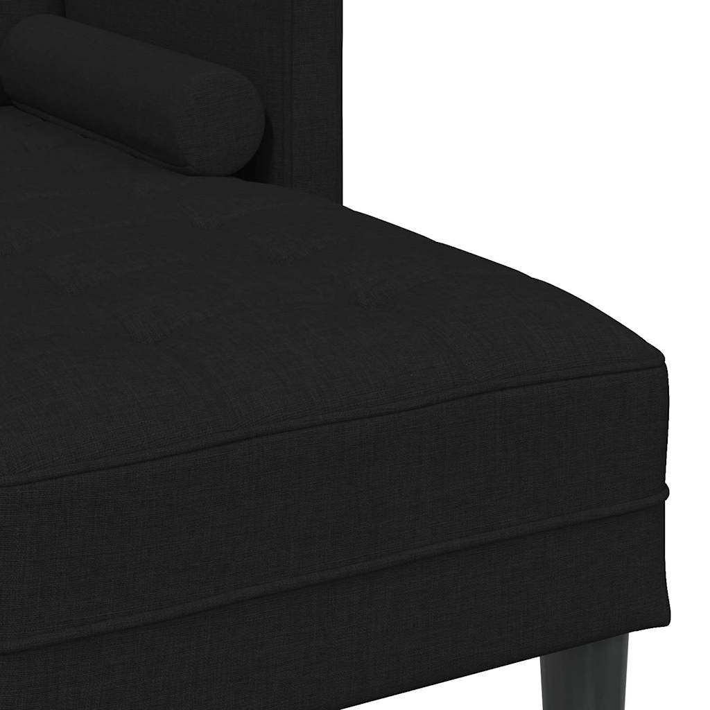 Sofa Set Black 173 x 131 x 67 cm Fabric