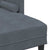 Sofa Set Dark grey 173 x 131 x 67 cm Velvet