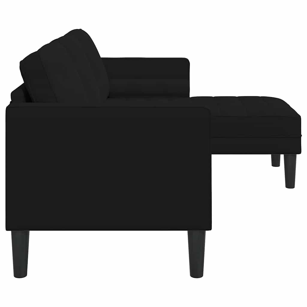 Sofa Set Black 173 x 131 x 67 cm Velvet